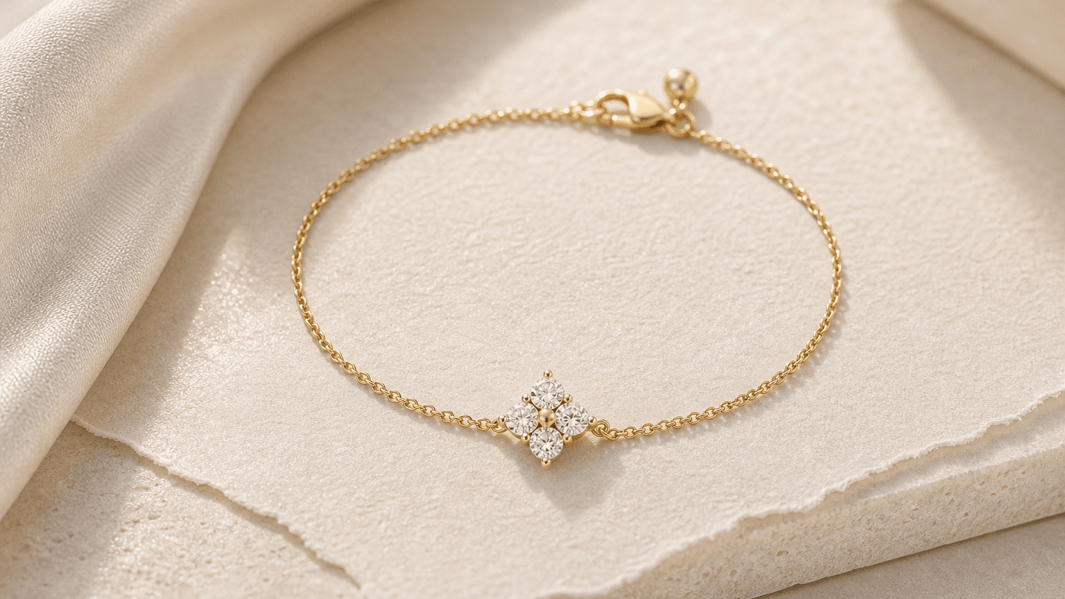 Bloom Diamond Bracelet styled for sustainable fine jewelry