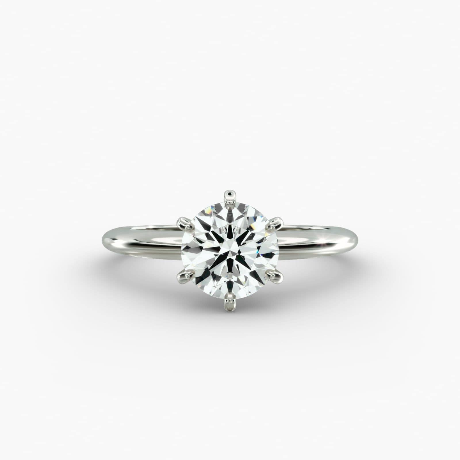 Grace Six-Prong Diamond Engagement Ring
