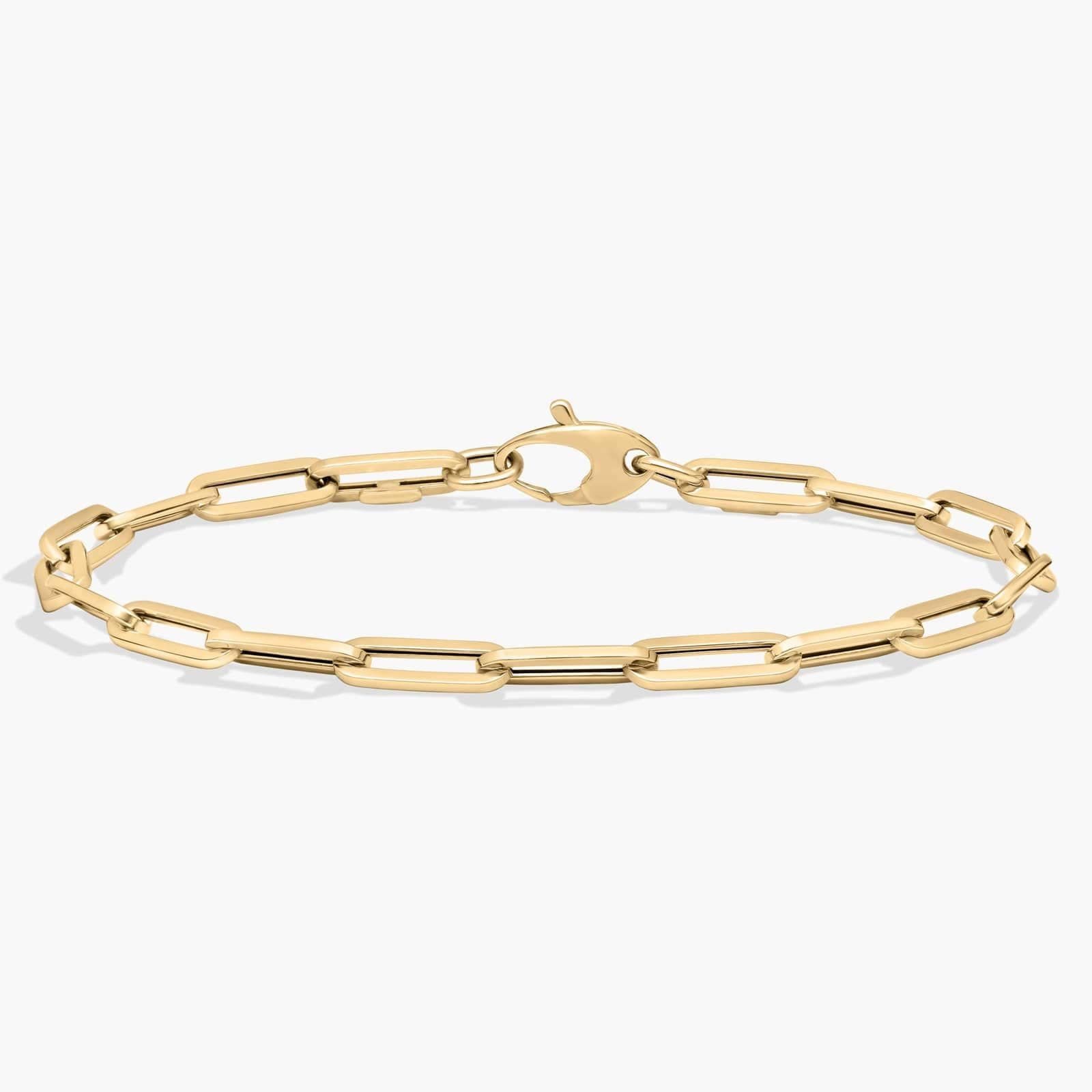 Bracelet Serena Mini Paperclip Or