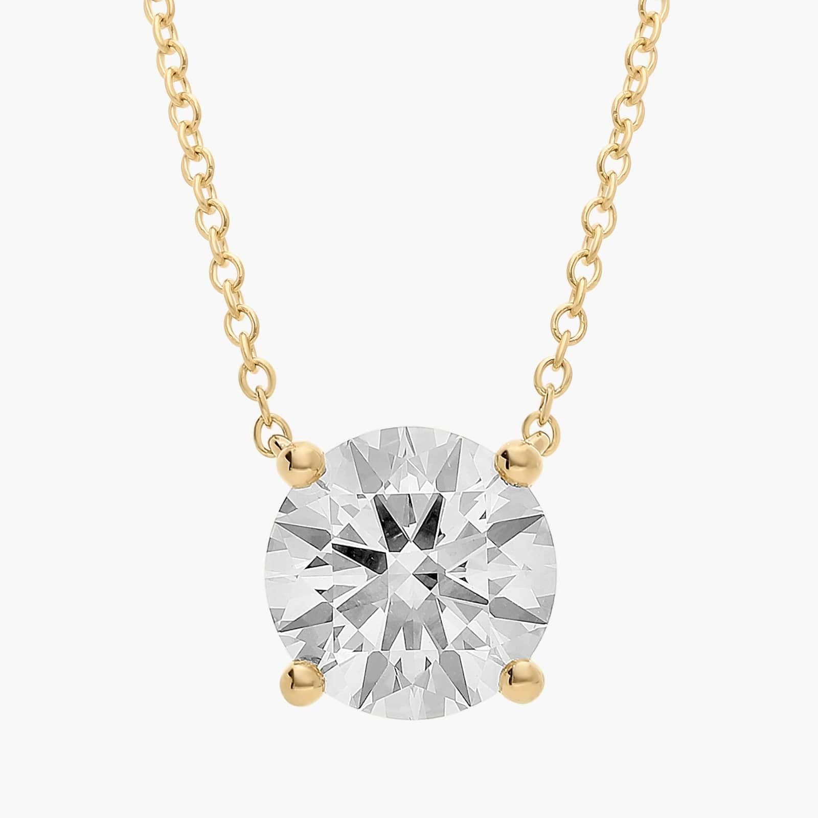 Eterna Round Diamond Pendant