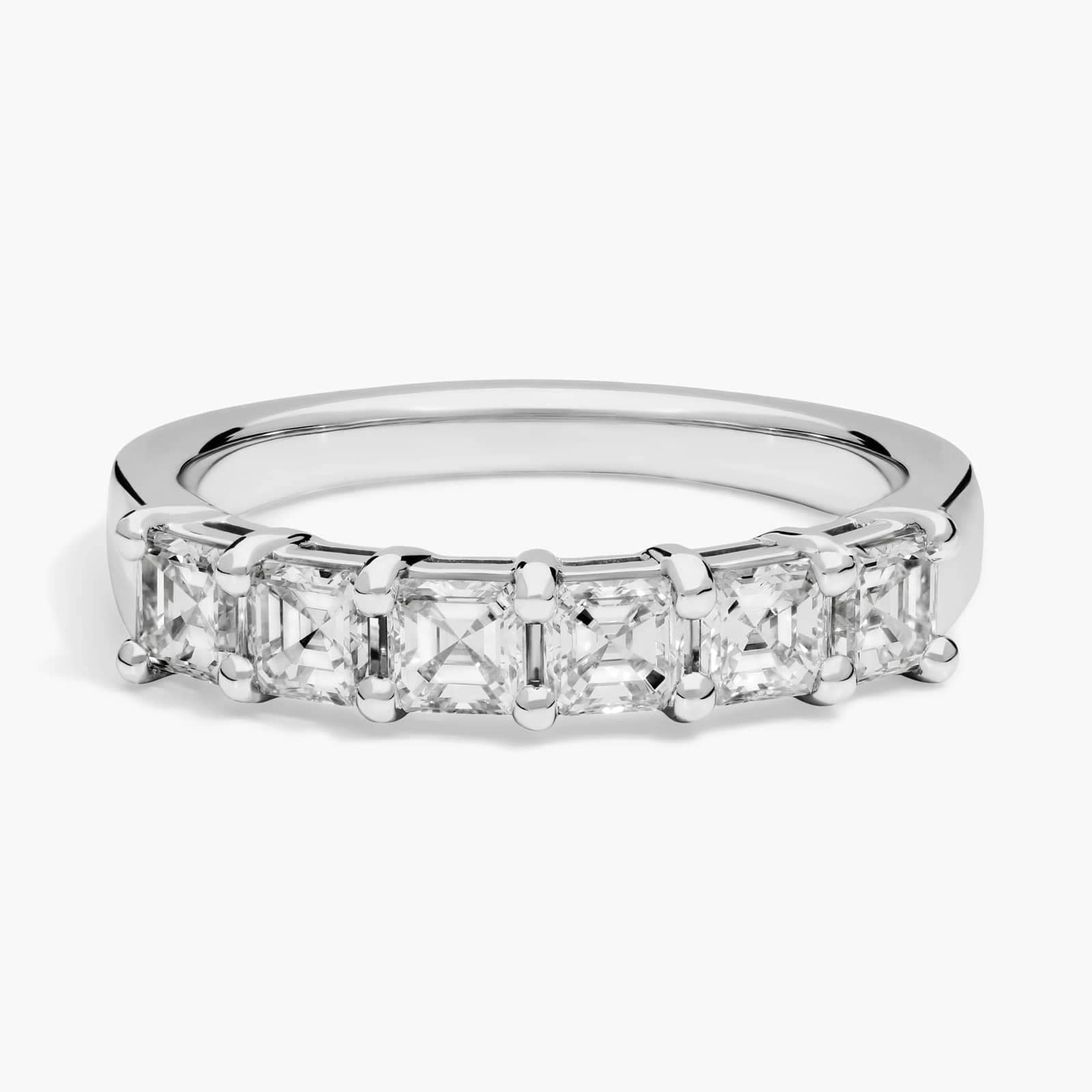 Fede con diamante taglio Asscher Cristal