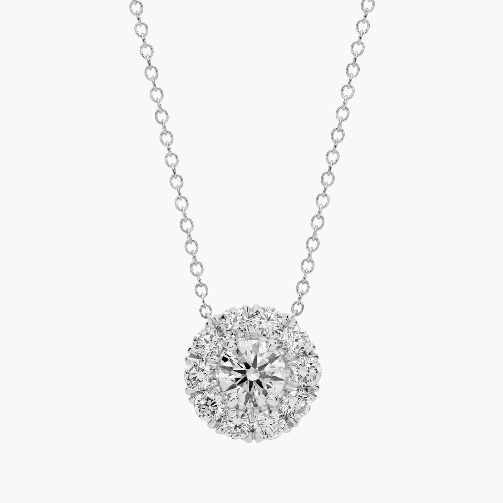 Pendentif Lucia Halo Diamond