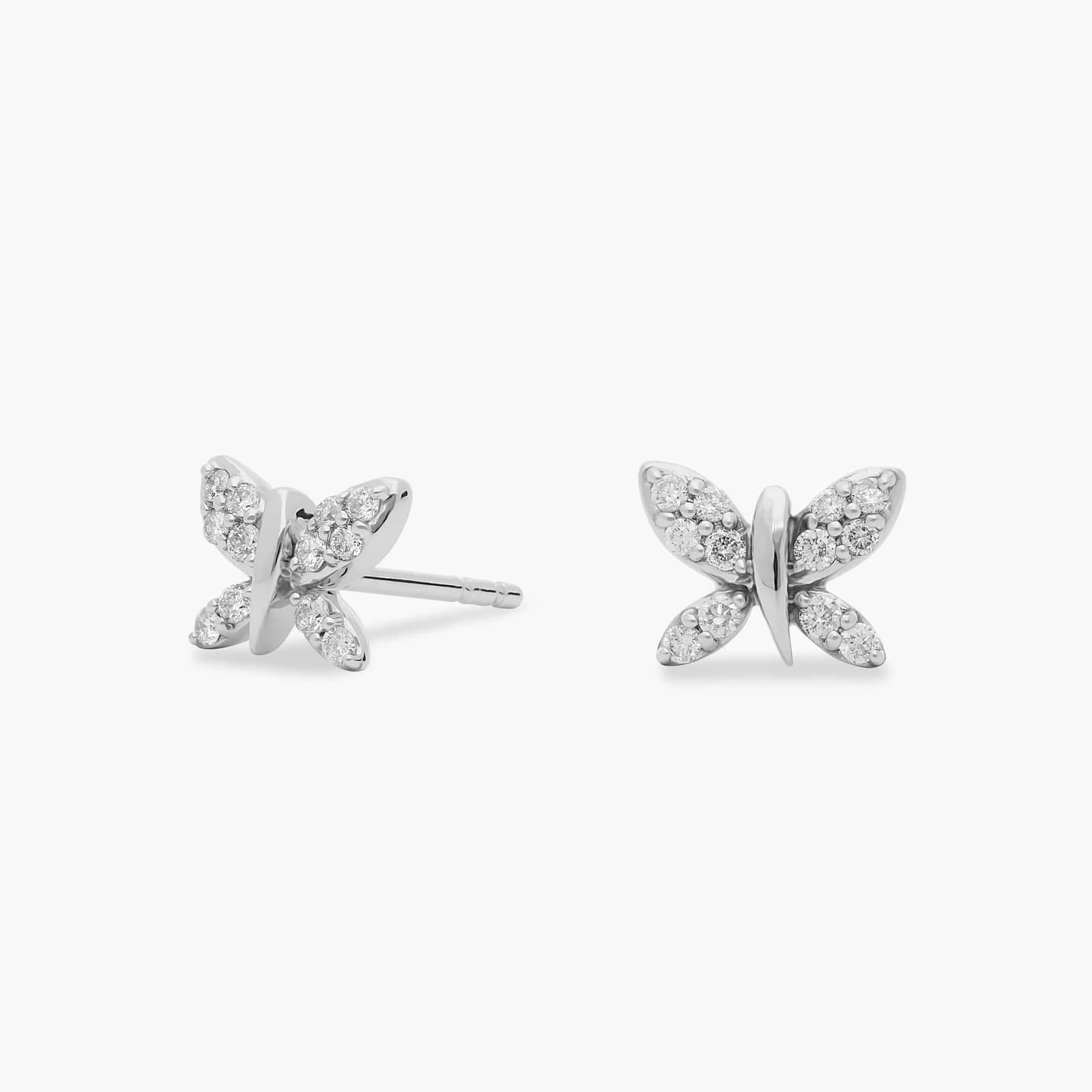 Kolczyki Nala Diamond Butterfly