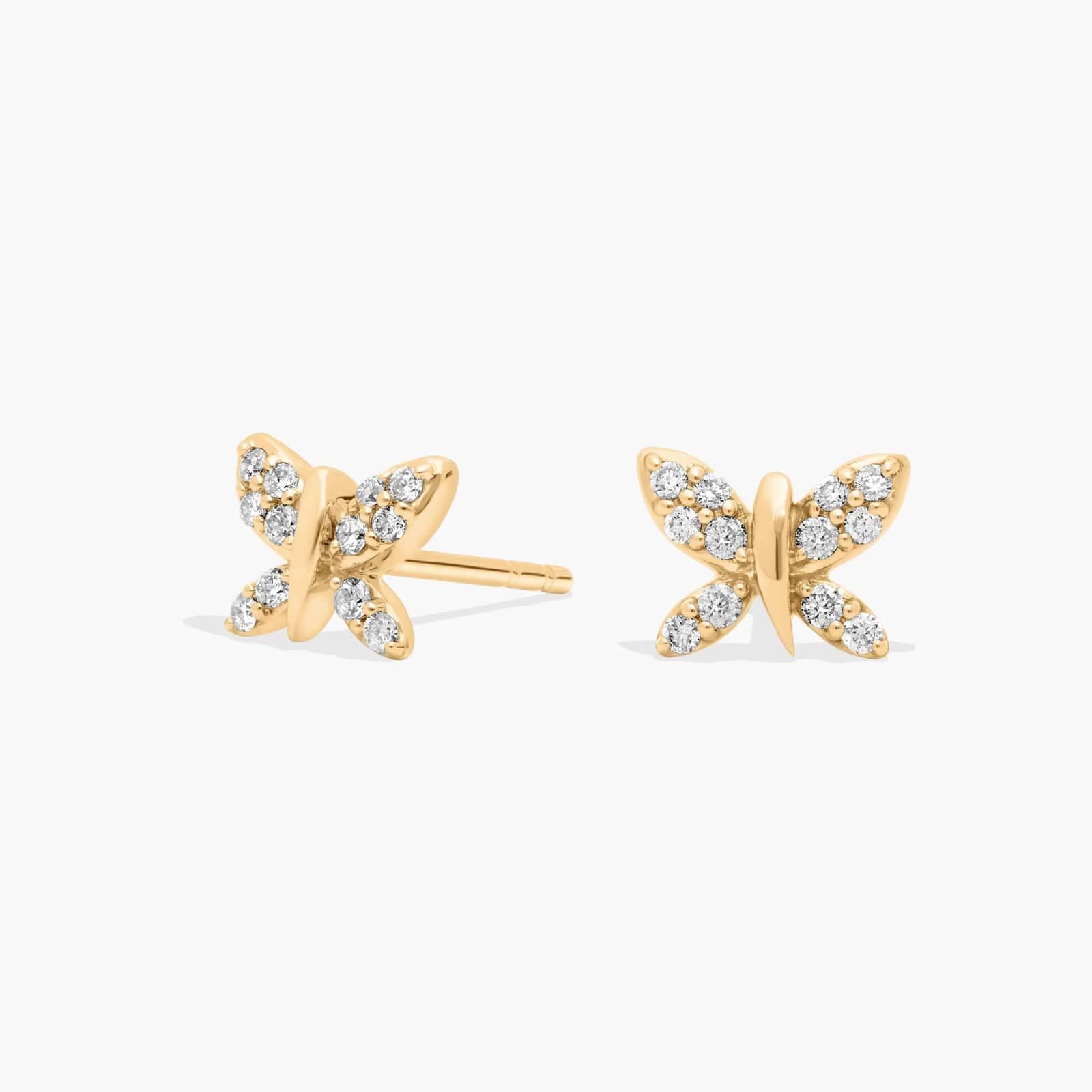 Boucles d'oreilles papillon Nala Diamond