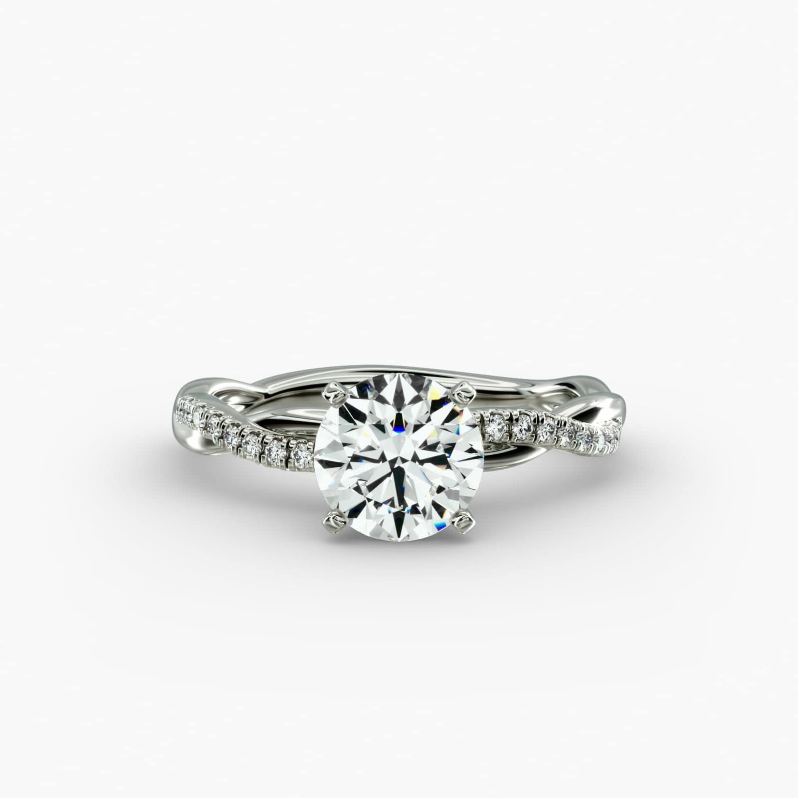 Bague de fiançailles Harmony Twist Diamond