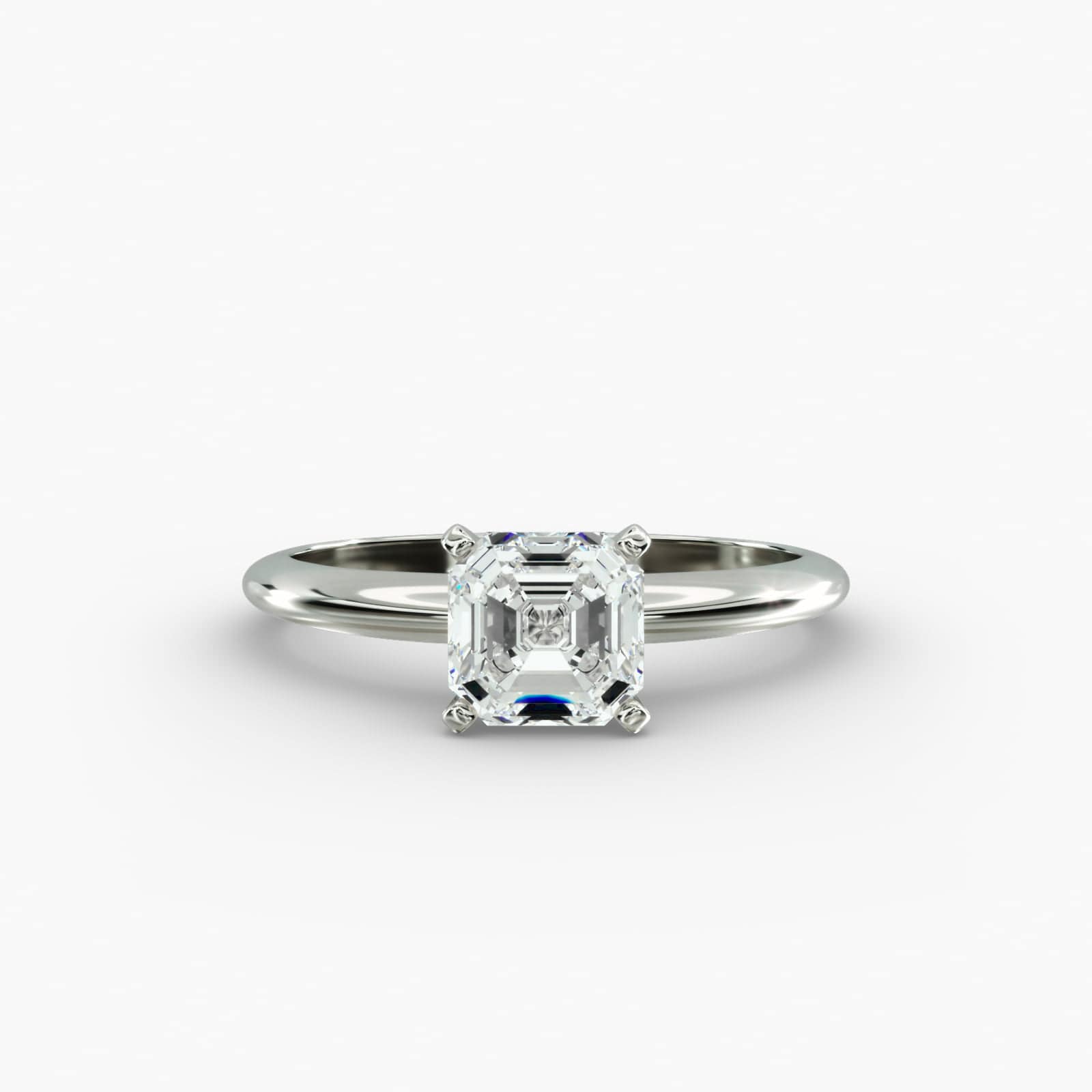 Anel de noivado Épure com diamante de lapidação Asscher