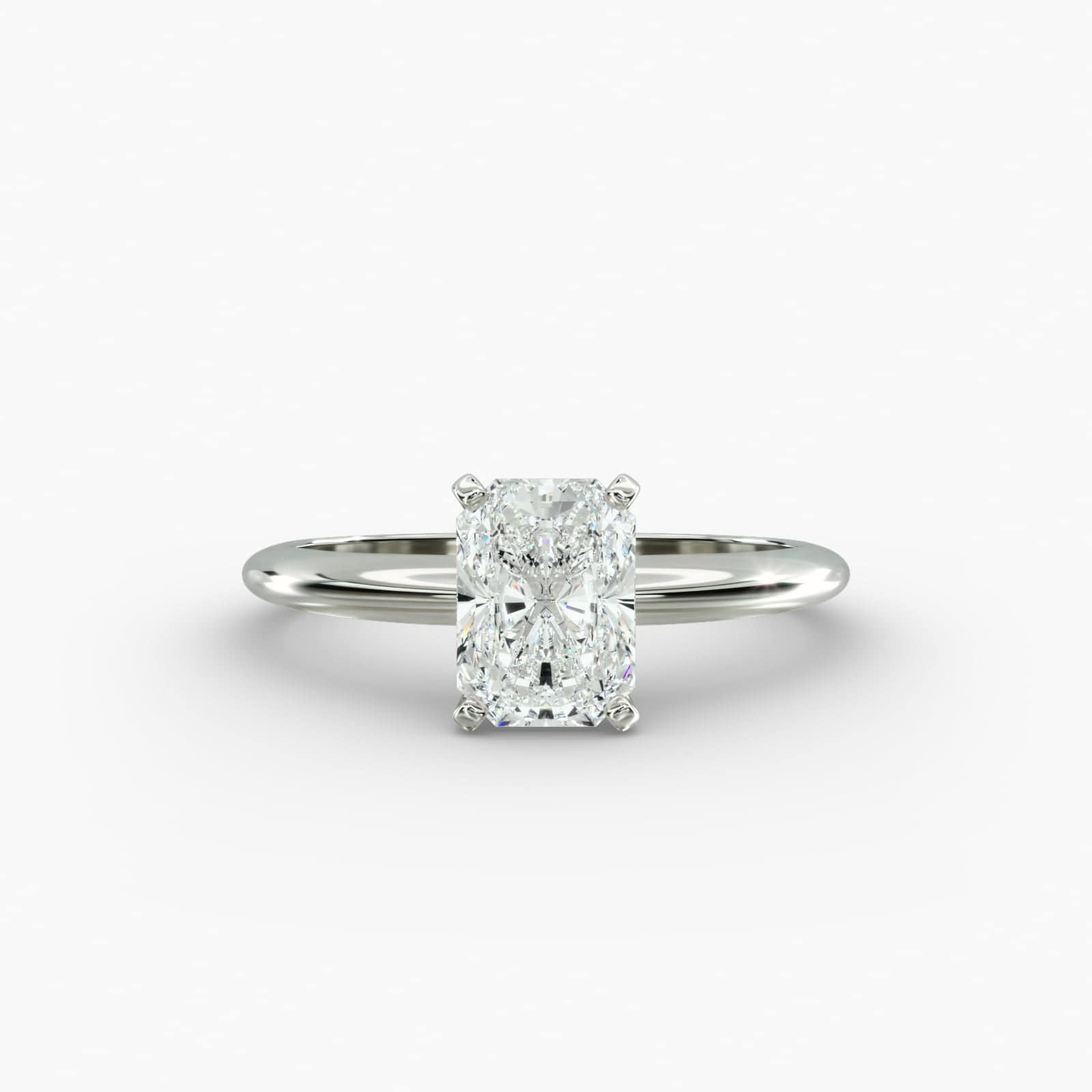 Anel de noivado Épure com diamante de lapidação radiant