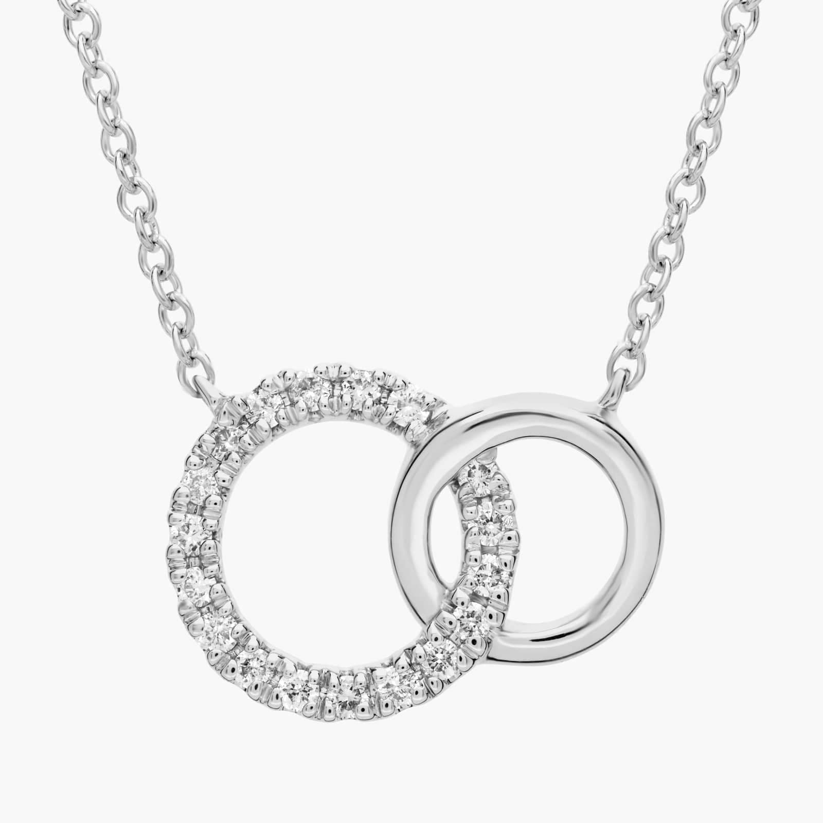 Colar de diamantes interligados Cleo