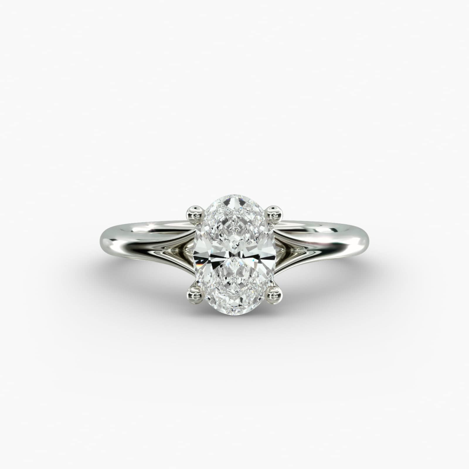 Estelle Oval Diamond Engagement Ring