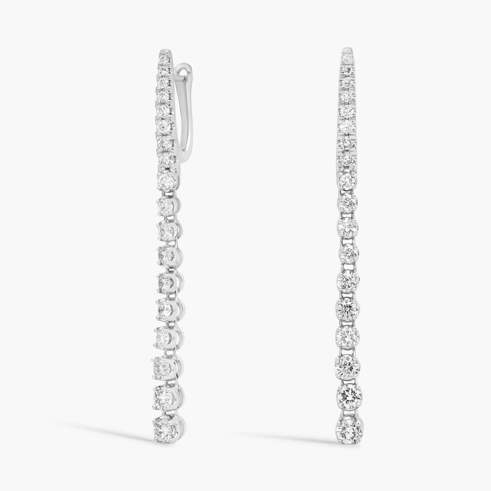 Riviera Diamond Drop Earrings