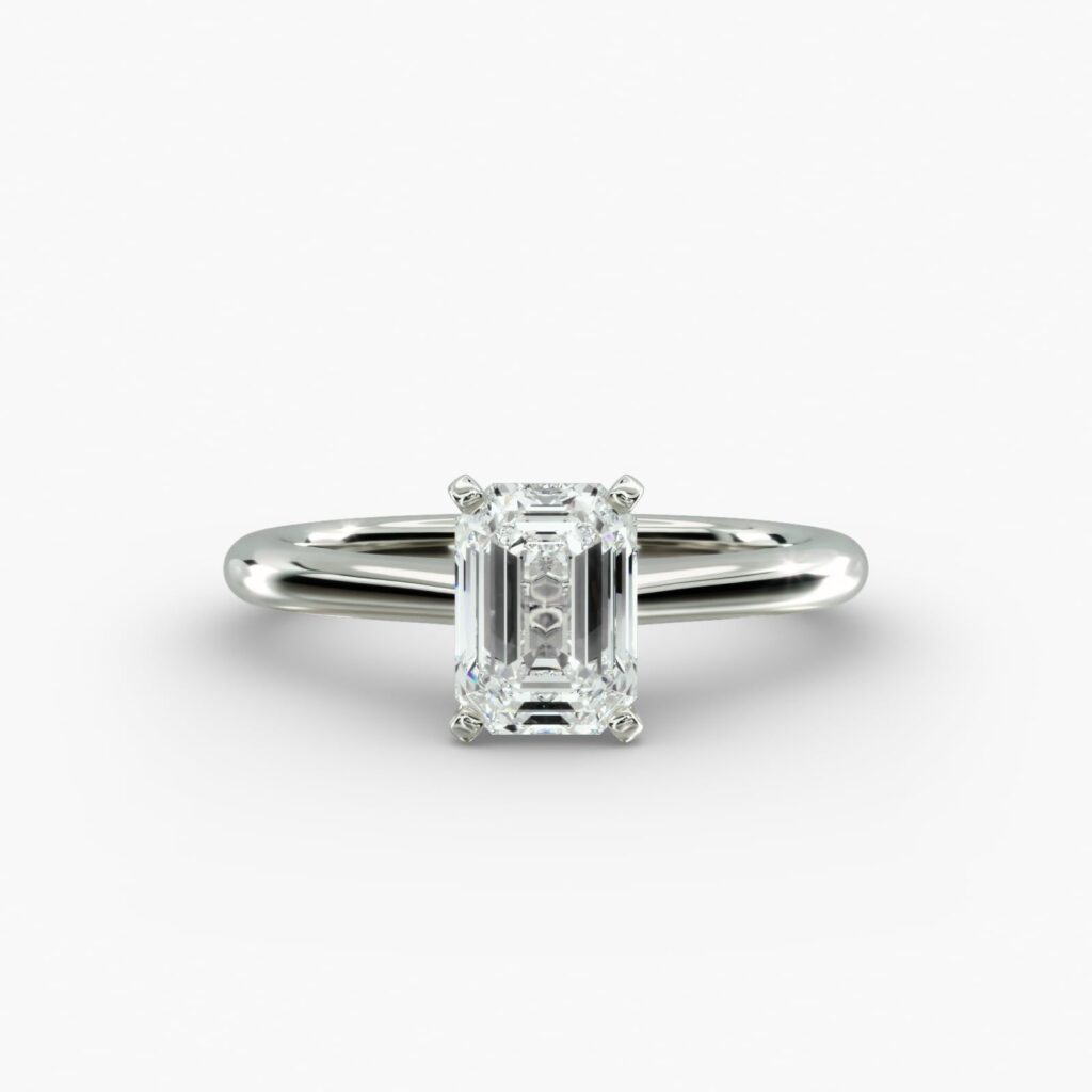 De Solis Emerald verlovingsring