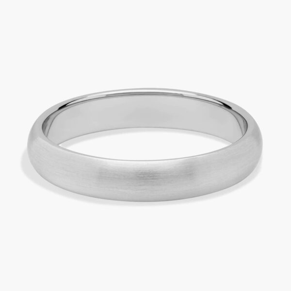 The Horizon Matte Wedding Band