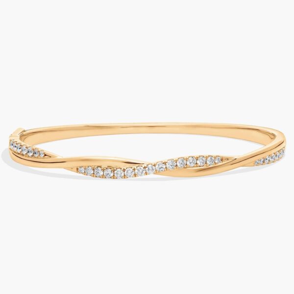 Lasai Twisted Diamond Bangle