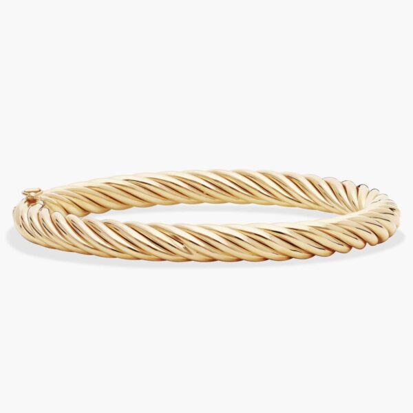 Monaco Twisted Gold Bangle