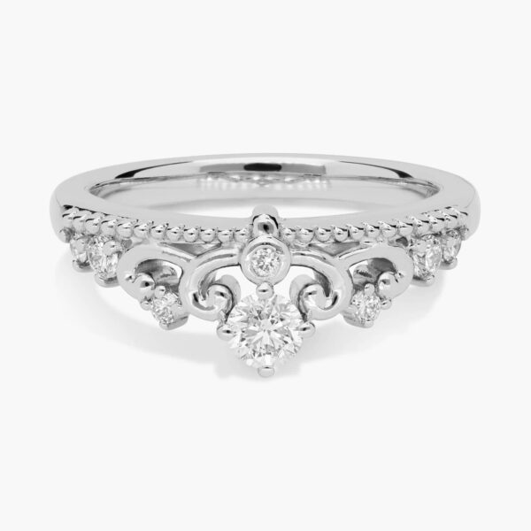 The Dynasty Intricate Crown Diamond Ring
