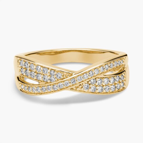 The Gala Diamond Crossover Ring