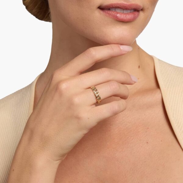 The Havana Gold Chain Ring