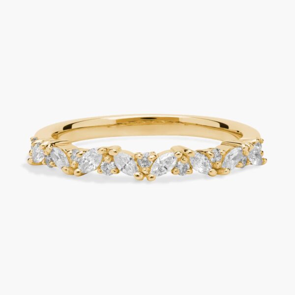 Esmé Marquise & Round Cluster Diamond Ring