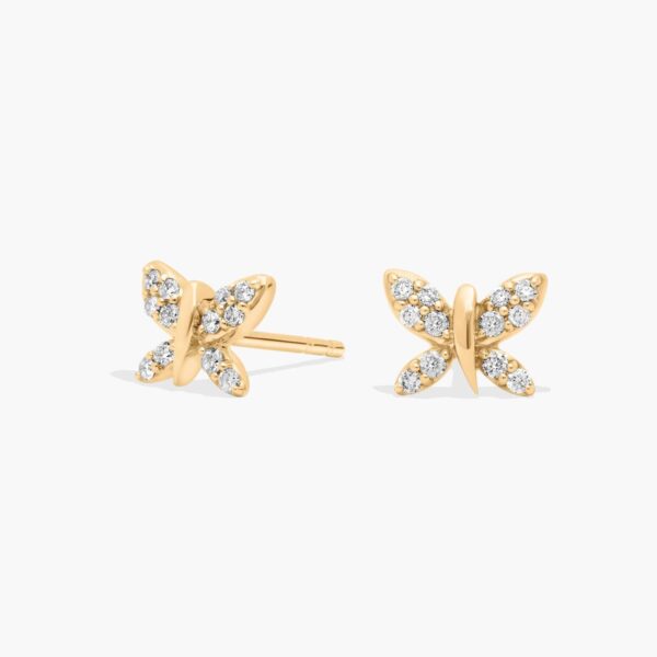 Nala Diamond Butterfly Earrings