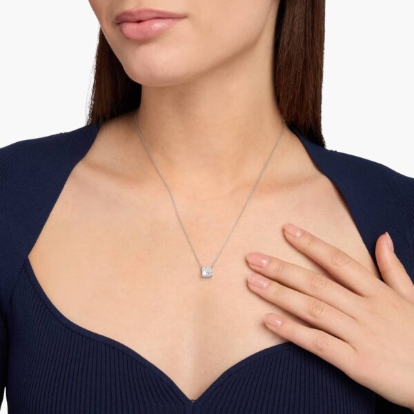 Eterna Princess Cut Diamond Pendant - Image 5