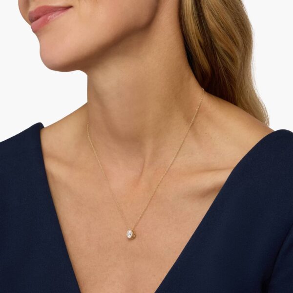 Solo Bezel Diamond Pendant