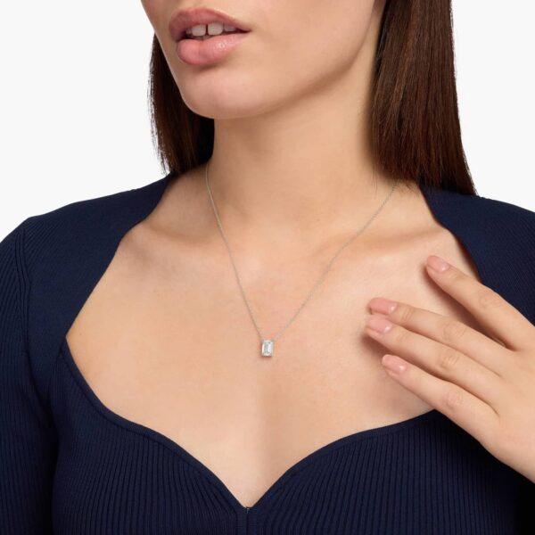 Eterna Emerald Cut Diamond Pendant - Image 5