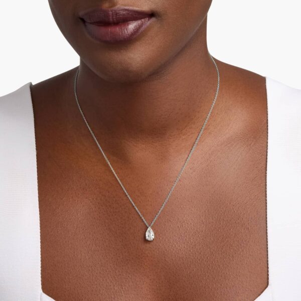 Eterna Pear Cut Diamond Pendant - Image 3