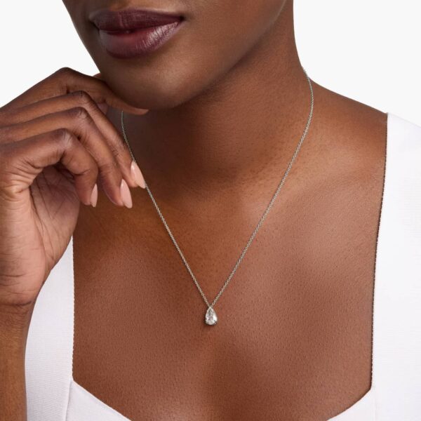 Eterna Pear Cut Diamond Pendant - Image 5