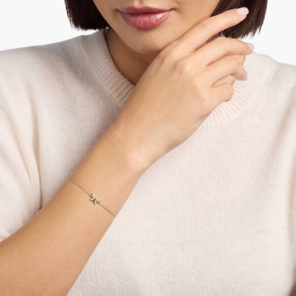 Nala Diamond Butterfly Bracelet - Image 3